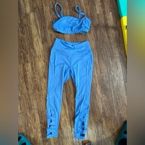 FP Movement by Free People Blue Pants and Top Set